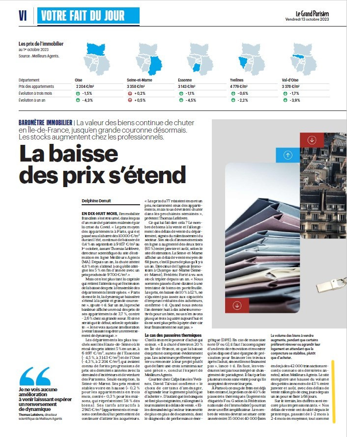 "le-parisien-la-baisse-des-prix-s-etend-2023-10-13" - Le Parisien